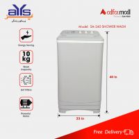 Super Asia 10 KG Washing Machine SA240 Shower Wash – On Installment