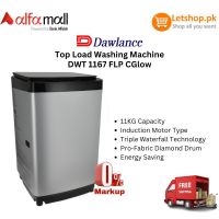 Dawlance 11KG Top Load Automatic Washing Machine 1167-FLP C Glow | On Installments 