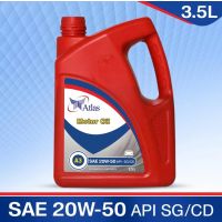 Atlas Motor Oil (A3 20W-50 API SG/CD) Gasoline Engine Oil, Car Oil 3.5L