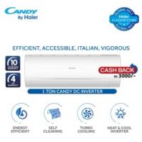 Candy by Haier 1 Ton Heat n Cool DC Inverter-White Colour AC-CSU-12HP/On Installments