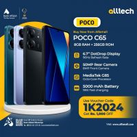 POCO C65 8GB-256GB | 1 Year Warranty | PTA Approved | Monthly Installments By ALLTECH Upto 12 Months