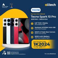 Tecno Spark 10 Pro 8GB-256GB | 1 Year Warranty | PTA Approved | Monthly Installments By ALLTECH Up to 12 Months