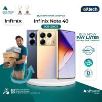 Infinix Note 40 8GB-256GB | 1 Year Warranty | PTA Approved | Installment With Any Bank Credit Card Upto 10 Months | ALLTECH
