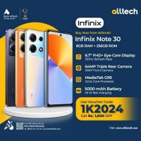 Infinix Note 30 8GB-256GB  | 1 Year Warranty | PTA Approved | Monthly Installments By ALLTECH Upto 12 Months