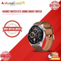 Huawei Watch GT 3 Smartwatch Brown Leather Strap 46mm - Mobopro1