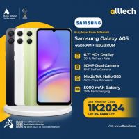 Samsung A05 4GB-128GB | 1 Year Warranty | PTA Approved | Monthly Installments By ALLTECH Upto 12 Months
