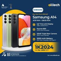 Samsung A14 6GB-128GB | 1 Year Warranty | PTA Approved | Monthly Installments By ALLTECH Upto 12 Months