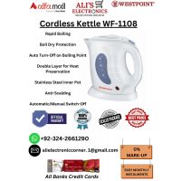 WESTPOINT CORDLESS KETTLE WF-1108 On Easy Monthly Installments By ALI's Electronics