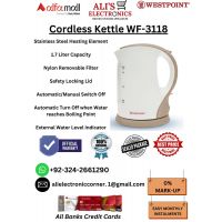WESTPOINT CORDLESS KETTLE WF-3118 On Easy Monthly Installments By ALI's Electronics