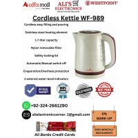 WESTPOINT CORDLESS KETTLE WF-989 On Easy Monthly Installments By ALI's Electronics