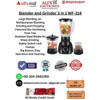 WESTPOINT Blender and Grinder 3 in 1 WF-314 On Easy Monthly Installments By ALI's Electronics