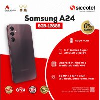 Samsung Galaxy A24 6GB-128GB | 1 Year Warranty | PTA Approved | Monthly Installment By Siccotel Upto 12 Months