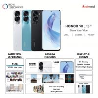 HONOR 90 Lite Mobile Phone 5G, 8GB+5GB Turbo RAM 256GB ROM 6.7” LTPS LCD 90Hz Display, 100MP Triple Rear Camera with 4500 mAh Battery Dual SIM Android 13 Google Play Store With 1 Year Official Warranty