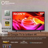 SONY BRAVIA 65 INCH X75AK (4K ULTRA HD HIGH DYNAMIC RANGE) SMART GOOGLE TV  1 YEAR OFFICIAL WARRANTY 