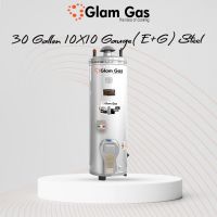 Glam Gas Water Heater 30 Gallon (10X10) Steel | Water Geyser Electric + Gas | 0% Installment Available