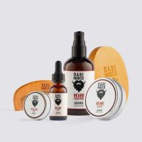 White Starter Beard Grooming Kit