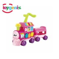 Winfun - Multi-Functional Walker Ride-On Learning Train Toy For Kids (0803) Pink With Free Delivery On Installment By Spark Technologies.