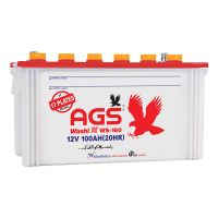 AGS Washi WS 160 100 ah 17 Plate AGS Battery WS 160 without acid