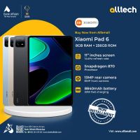 Xiaomi Pad 6 8GB-256GB | 1 Year Warranty | PTA Approved | Non Installments By ALLTECH