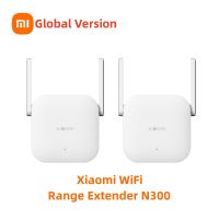 Global Version Xiaomi WiFi Range Extender N300 2 External Antennas 2.4G Up To 300Mbps Smart WiFi Amplifier EU Plug - ON INSTALLMENT