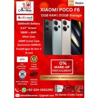 XIAOMI POCO F6 (12GB RAM & 512GB ROM) On Easy Monthly Installments By ALI's Mobile