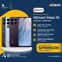 Xsmart Mate 10 6GB-128GB | 1 Year Warranty | PTA Approved | Monthly Installments By ALLTECH Upto 12 Months