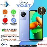 Vivo Y02T 4gb 64gb on Easy installment with Official Warranty and Same Day Delivery In Karachi Only  SALAMTEC BEST PRICES