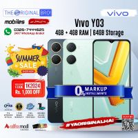 Vivo Y03 4GB RAM 64GB Storage | PTA Approved | 1 Year Warranty | Installments Upto 12 Months - The Original Bro