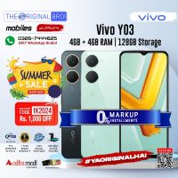 Vivo Y03 4GB RAM 128GB Storage | PTA Approved | 1 Year Warranty | Installments Upto 12 Months - The Original Bro