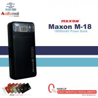 Maxon M-18 Power Bank 18000mAh Quick Charge Type-C Super Compatible Multiple Protection - Installment - SharkTech