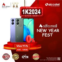 Vivo Y17s 4GB-128GB | 1 Year Warranty | PTA Approved | Monthly Installment By Siccotel Upto 12 Months