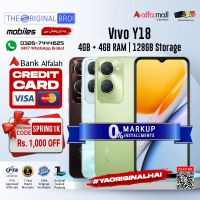 Vivo Y18 | 4GB RAM | 128GB Storage | Installment | PTA Approved | 1 Year Warranty | The Original Bro Mobiles