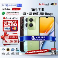 Vivo Y18 | 6GB RAM | 128GB Storage | Installment | PTA Approved | 1 Year Warranty | The Original Bro Mobiles