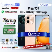 Vivo Y28 8GB RAM 128GB Storage | PTA Approved (Official) | 1 Year Warranty | Installments Upto 12 Months - The Original Bro Mobiles