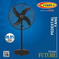 Yashica Pedestal Fan Future Cooper motor (Desi Base) with Free Delivery | ON INSTALLMENT 