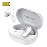 YOLO YoPod TWS Wireless Bluetooth Touch Control Environment Noise Cancellation Earbuds With Mic (White) - ON INSTALLMENT