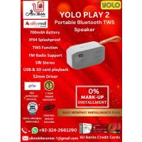 YOLO PLAY 2 PORTABLE BLUETOOTH SPEAKER On Easy Monthly Installments By ALI's Mobile