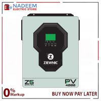 ZIEWNIC Solar Hybrid Inverter 3.2 (KVA) 6G PV 4000 100% Pure Sine Wave Solar Invereter 5 Years Brand Warranty Installment 