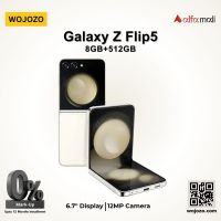 Samsung Galaxy Z Flip 5 Cream 08-512 PTA Approved with One Year Official Warranty on Installments by WOJOZO