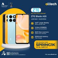 ZTE Blade A55 4GB-64GB | 1 Year Warranty | PTA Approved | Monthly Installments By ALLTECH Upto 12 Months