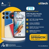 ZTE Nubia Music 4GB-128GB | 1 Year Warranty | PTA Approved | Monthly Installments By ALLTECH Upto 12 Months